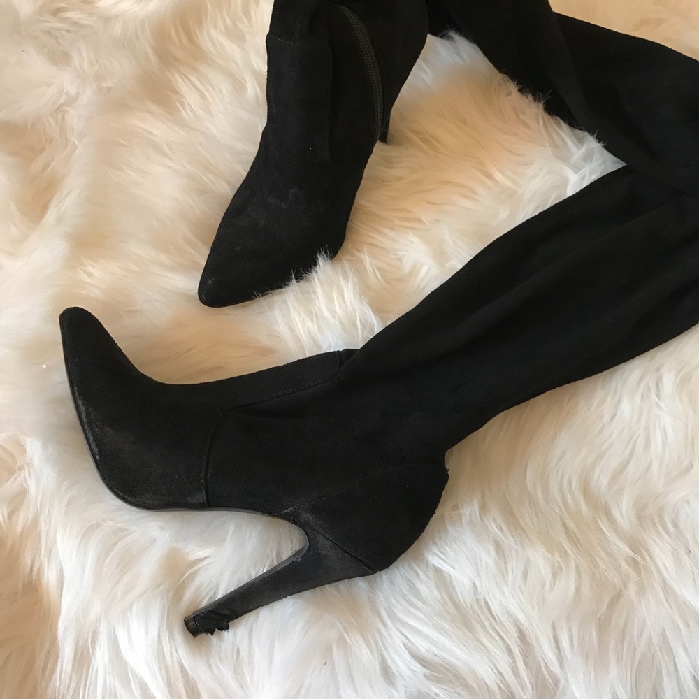 Black Forever 21 Pointed Toe Boots